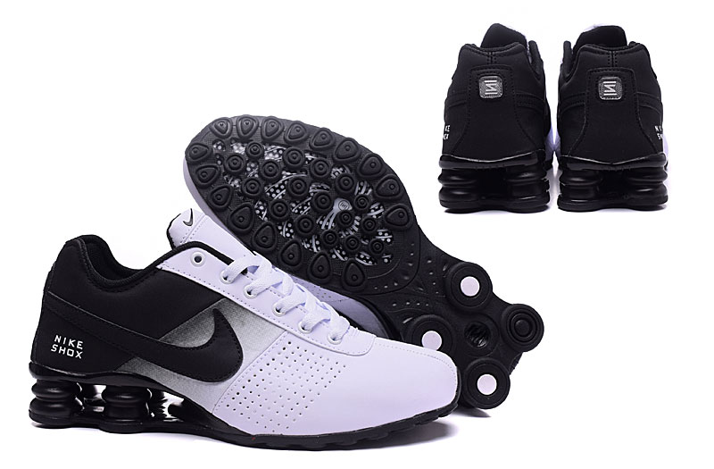 Men Nike Shox OZ D White Black Black Shoes